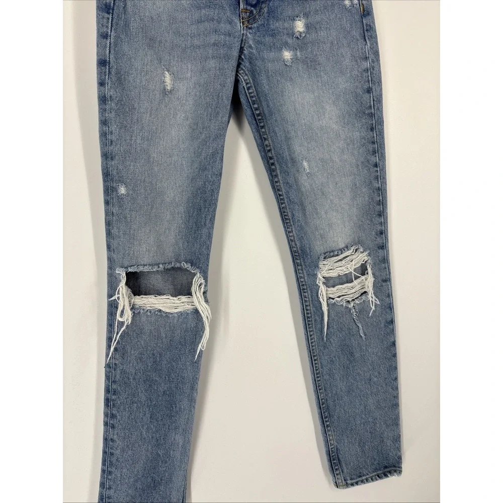 Grlfrnd Women's Distressed Karolina Jeans - Size 24